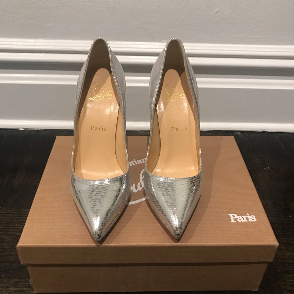 NWT CHRISTIAN LOUBOUTIN PIGALLE PLATO 36.5